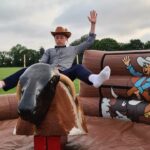 Cowboy on Rodeo Bull